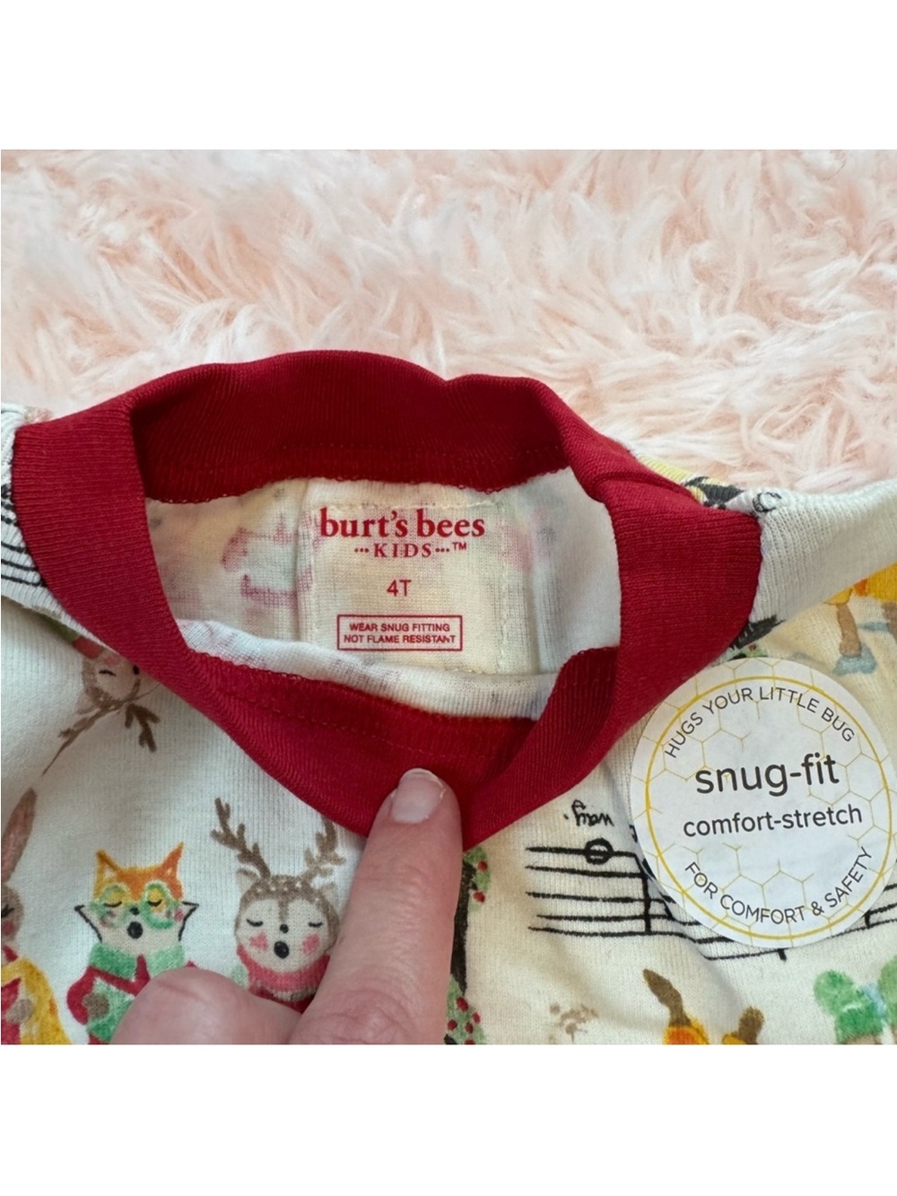 Burt's bees pajama set Sz 4t NEw
